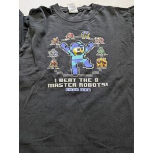 Vintage Gildan Megaman I Beat the 8 Master Robots Men’s t-shirt size Small